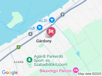 József Apartman Gárdony a térképen