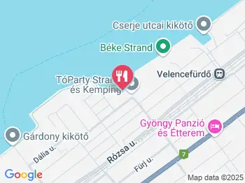 Mi Kedvencünk Bár Gárdony a térképen