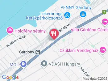 Ponty Étterem Gárdony a térképen
