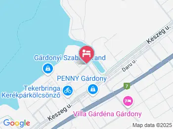 Varga Panzió Gárdony a térképen