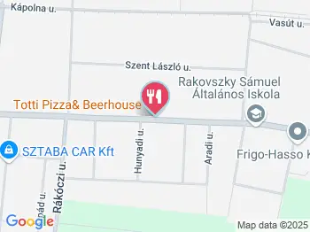 Tóti Kocsmája Gávavencsellő a térképen