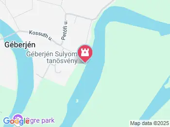 Géberjén Sulyom tanösvény Géberjén a térképen