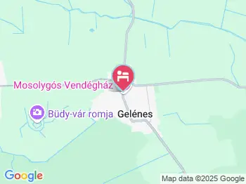 Mosolygós Vendégház Gelénes a térképen