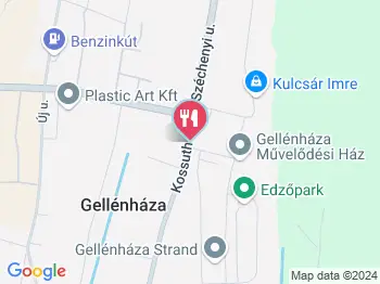 Három Fenyő Étterem Gellénháza a térképen