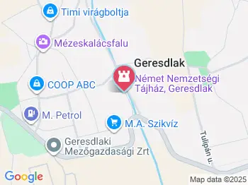 Német Nemzetiségi Tájház Geresdlak a térképen
