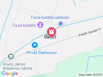 Református templom Geszt a térképen