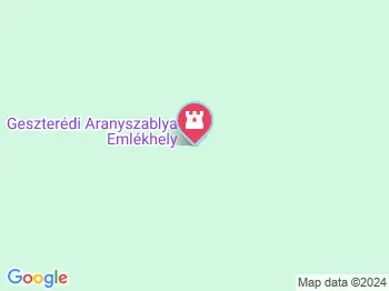 Aranyszablya emlékhely Geszteréd a térképen