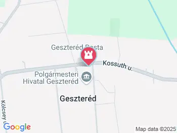I. világháborús emlékmű Geszteréd a térképen