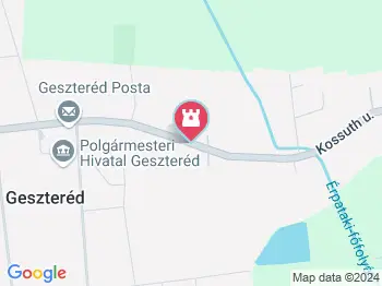 Kezek egybe Geszteréd a térképen