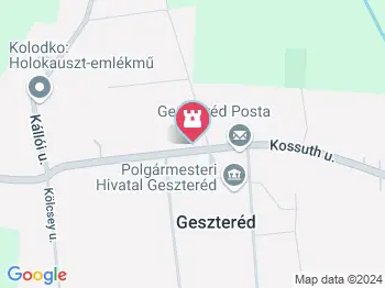 Kolodko: Hármas csárdás miniszobor Geszteréd a térképen