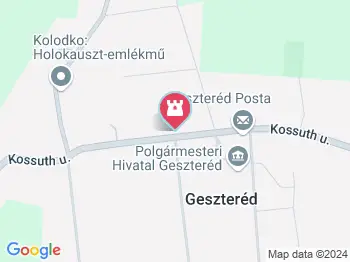 Szent László Geszteréd a térképen