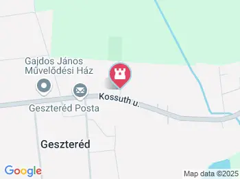 Várandós nő Geszteréd a térképen