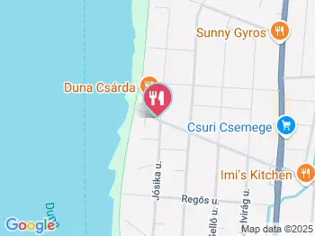 Duna Csárda Göd a térképen