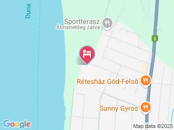 Erzsébet Szálloda Göd a térképen