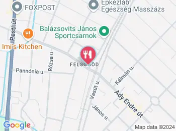 Kuckó Fagyizó Göd a térképen