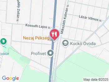 Nezaj Pékség Göd a térképen