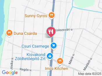 Váczi Sütemény Kuckó Göd a térképen