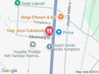 Vági Józsi cukrászda Göd a térképen