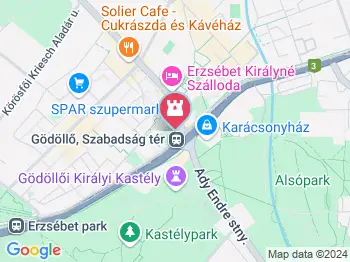 Cserkészfiú Gödöllő a térképen