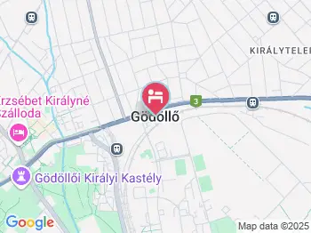 Erzsébet Királyné Szálloda Gödöllő a térképen