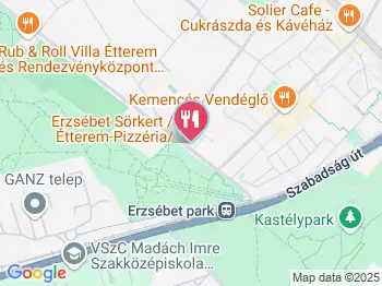 Erzsébet Sörkert Gödöllő a térképen