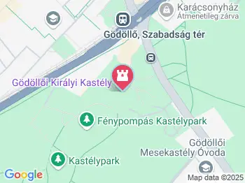 Horthy-bunker Gödöllő a térképen