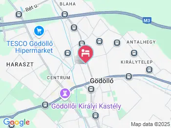 Nefelejcs Vendégház Gödöllő a térképen