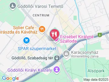 Sissi Fagyizó & Cukrászda - Dózsa György út Gödöllő a térképen