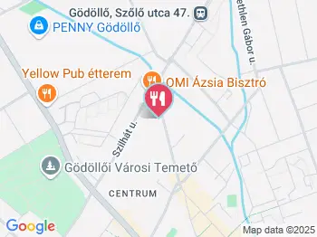 SvédKakas Gödöllő a térképen