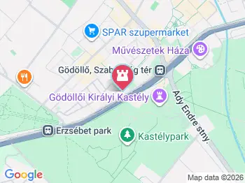 Szent Imre herceg szobra Gödöllő a térképen