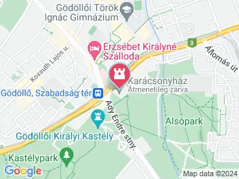 Várkapitányi lak Gödöllő a térképen