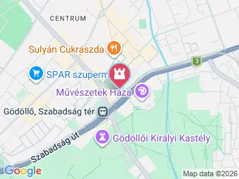 Világháborús emlékmű Gödöllő a térképen