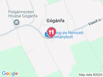 Szomszéd Bisztró Gógánfa a térképen