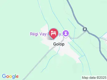 Kemencés Vendégház Golop a térképen