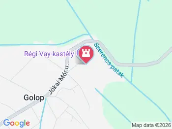 Új Vay-kastély Golop a térképen