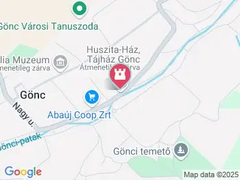 Huszita-Ház - Helytörténeti Gyűjtemény Gönc a térképen