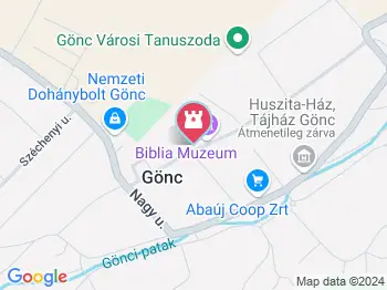 Károli Gáspár Múzeum és Bibliakiállítás Gönc a térképen