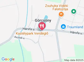 Kastélypark Kisvendéglő Görcsöny a térképen