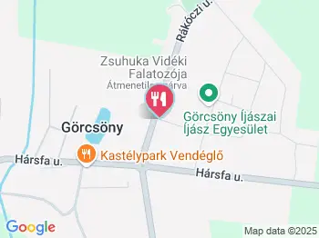 Zsuhuka Vidéki Falatozója Görcsöny a térképen