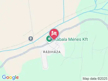 Kabala Lovaspanzió Gutorfölde a térképen