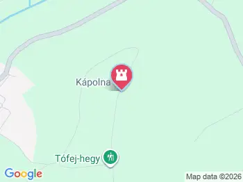 Öreg-hegyi kápolna Gutorfölde a térképen