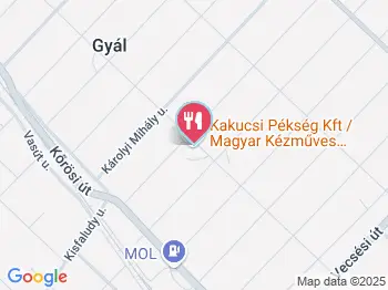 Pizza Sziget Gyál a térképen