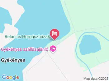 Denevér Apartman Gyékényes a térképen