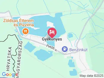 Horgásztó Nyaraló Gyékényes a térképen