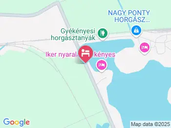 Zöldsas Vendégház Gyékényes a térképen