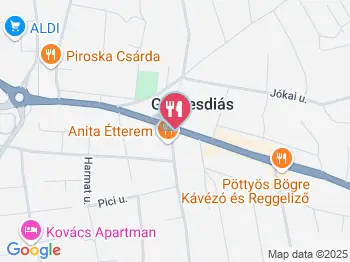 Anita Étterem Gyenesdiás a térképen