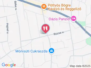 Anita Panzió étterme Gyenesdiás a térképen