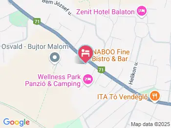 Zöldház Bio Panzió Gyenesdiás a térképen