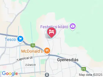 Bioház Gyenesdiás a térképen