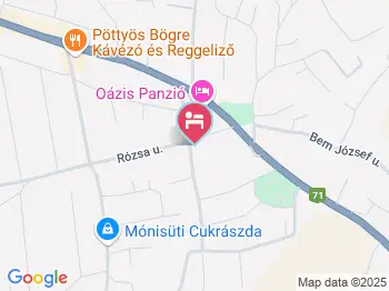 Dencs Apartman Gyenesdiás a térképen